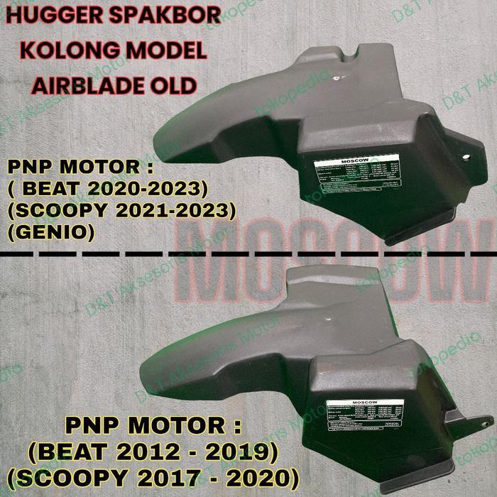 HUGGER SPAKBOR KOLONG UNTUK BEAT 2012--2023, SCOOPY 2017-2023, GENIO BARU