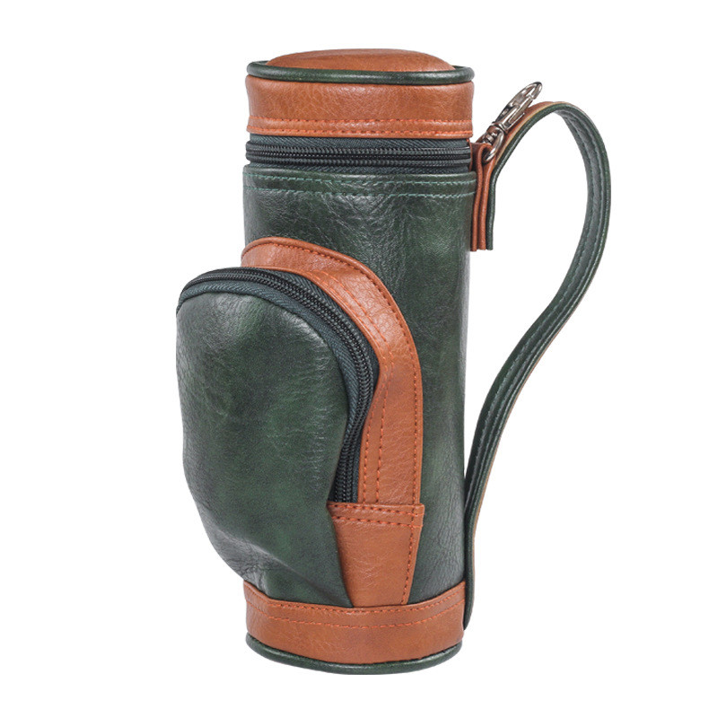 Golf Portable Cigar Bag Cigar Travel Storage Humidor with Humidifier Cigar Cutter