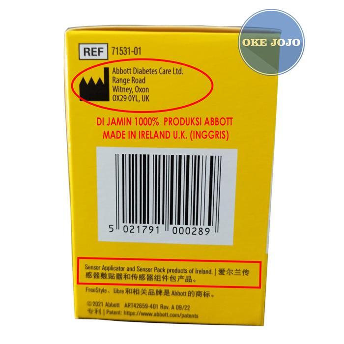 Reader + Sensor Freestyle Libre Jaminan 1000% Ori Dari Abbott #Gratisongkir