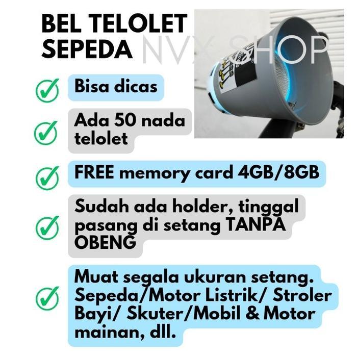 TELOLET BASURI SEPEDA / KLAKSON TELOLET SEPEDA / BASURI SEPEDA / KLAKSON TELOLET