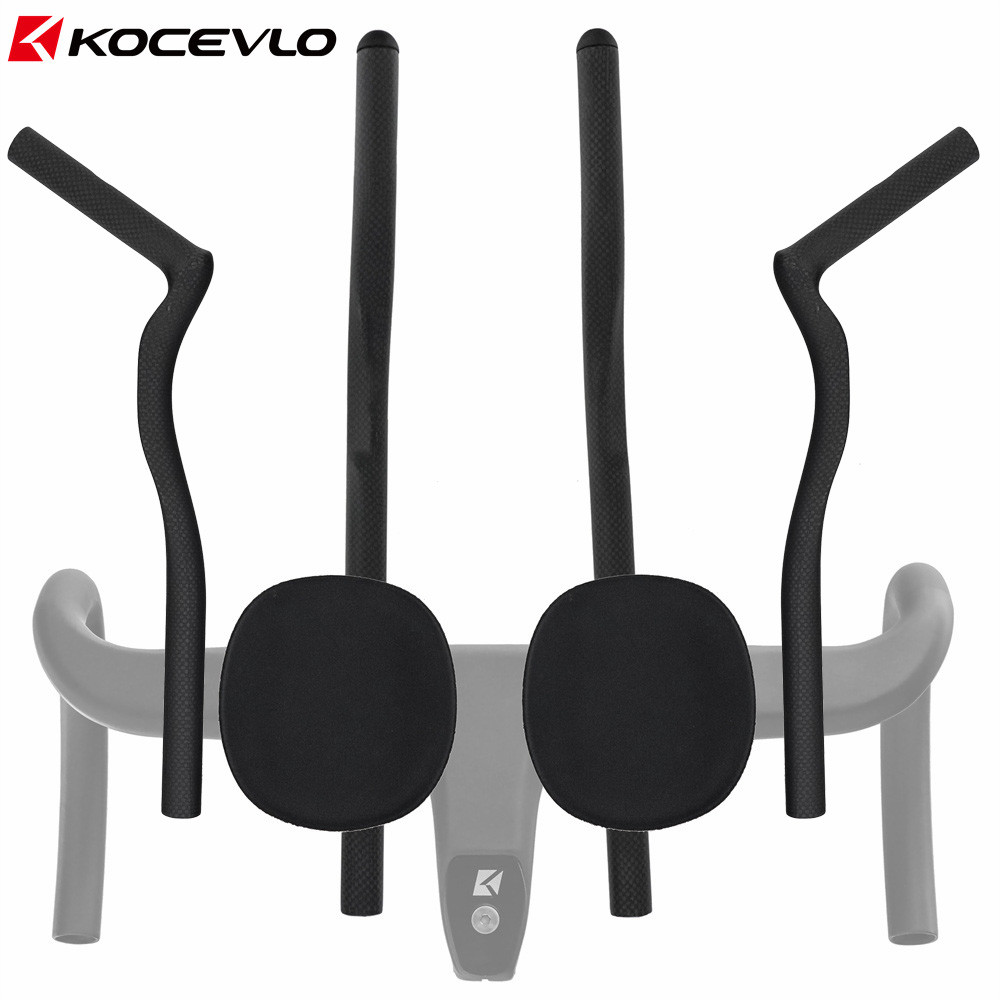 KOCEVLO Road Fixed Gear bike Triathlon Time Trial Carbon Bicycle Extended TT Rest Handle For Aero