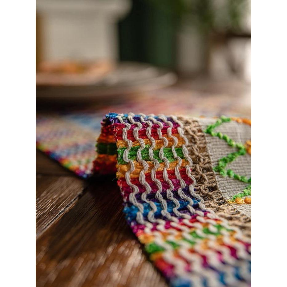 Table Runner Meja Makan Table Runner Premium Rajut Ready