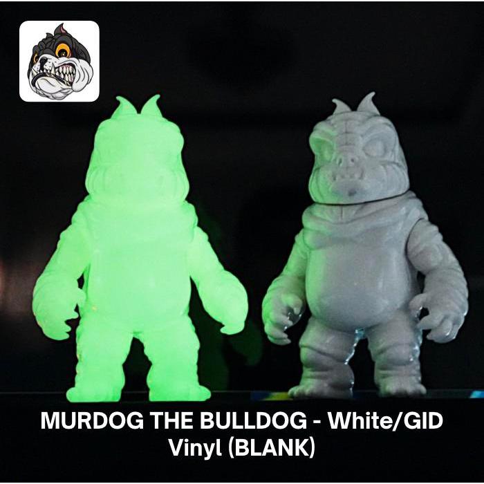 HOT SALE MURDOG THE BULLDOG - WHITE/GID VINYL (BLANK) TERMURAH