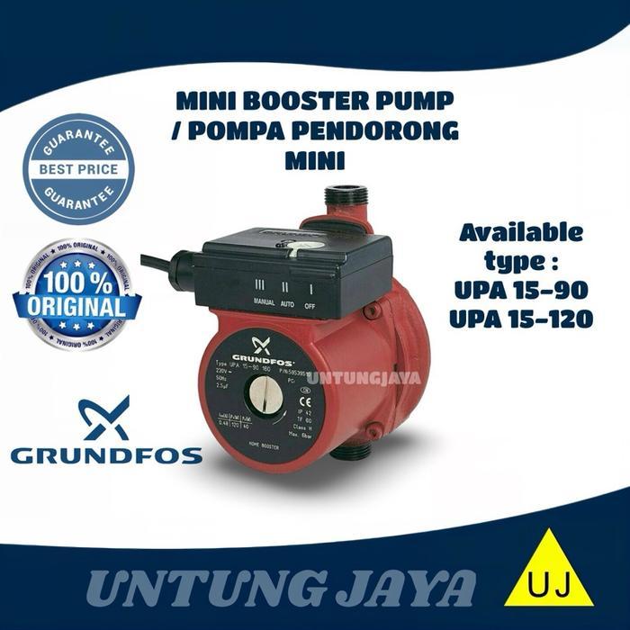 POMPA MINI BOOSTER GRUNDFOS UPA 15-90 // POMPA PENDORONG MINI GRUNDFOS UPA 15-90 // JUAL POMPA