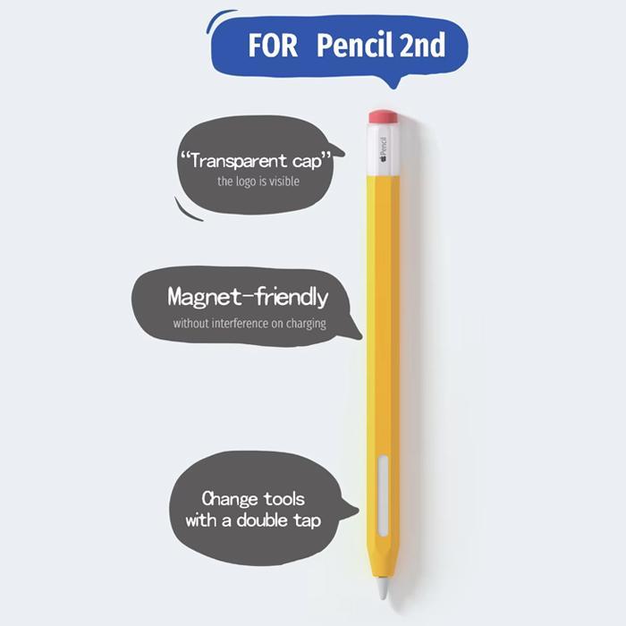 Silikon Case untuk Pencil Generasi 2 Apple iPad Pro / Air 11 12.9 13 Inci Mini 6 7 Gen 10 11 Cover