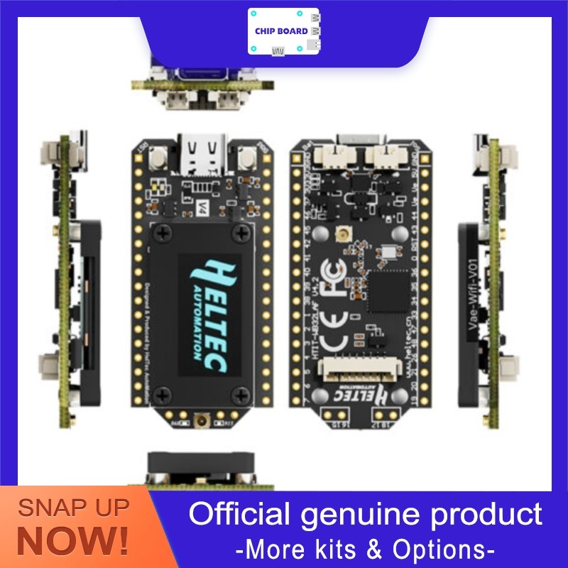 HELTEC WIFI LORA 32 (V4) AN ESP32-S3 OFF-GRID LORA/MESHTASTIC COMMUNICATOR WITH SOLAR INPUT, GNSS,