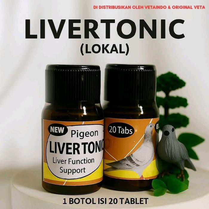 LIVERTONIC TAMASINDO (1 BOTOL 20 TABLET) BUKAN LIVERTONIC VETAFARM MERPATI readyyy