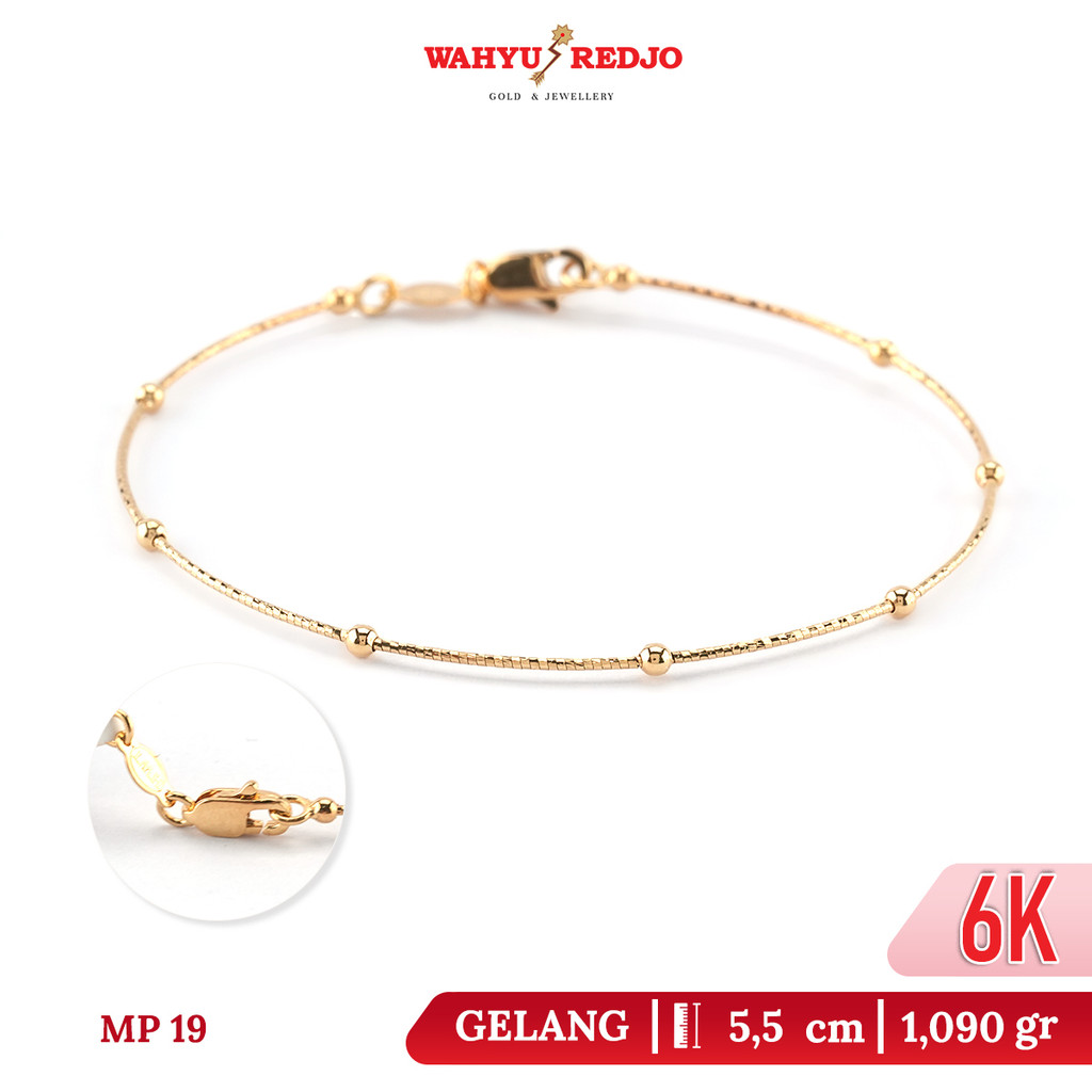 Gelang Emas Kadar 6K Wahyu Redjo GL-6K 30690602PMR