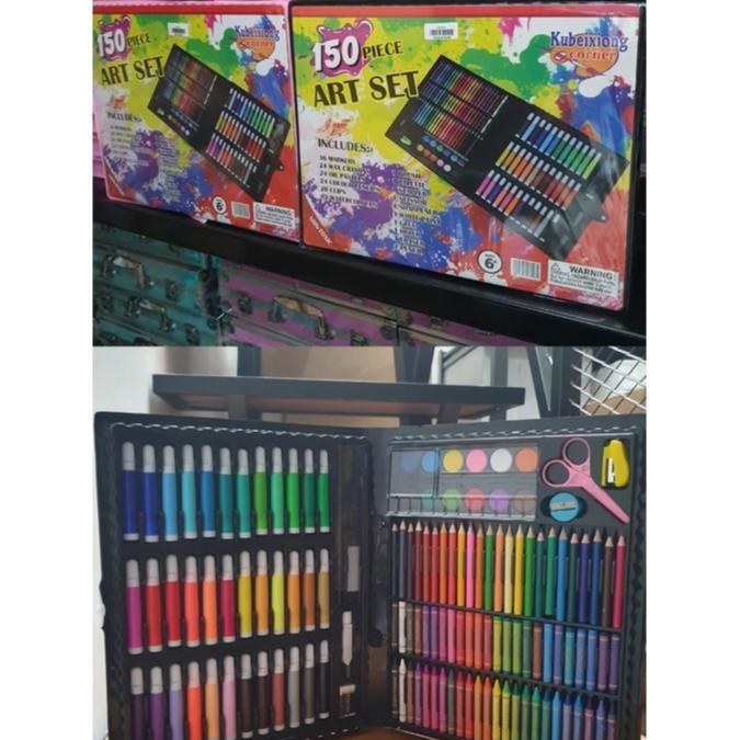 Crayon Art Set 150 Pcs / Crayon Art Set / Peralatan Gambar Lukis
