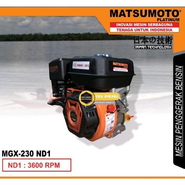 Mesin Penggerak Bensin 9 HP Gasoline Engine MATSUMOTO MGX-230