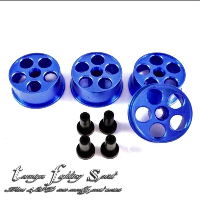Rep Velg ALU Tamiya 4pcs 94710 Aluminium Wheel Velg ALU 5 M Blue VA5M02