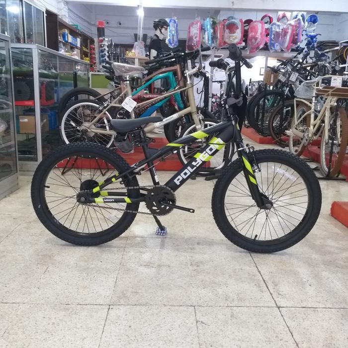 Sepeda Polygon BMX Hustle 20inch - Black, 20inch