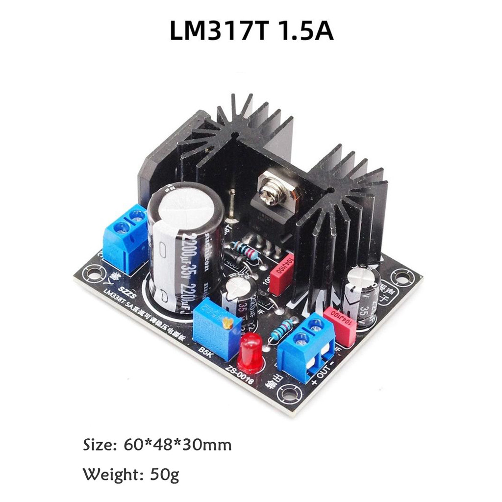 DC adjustable voltage stabilization power board LM317 LM338T LT1083CP 5A 7A filament linear voltage