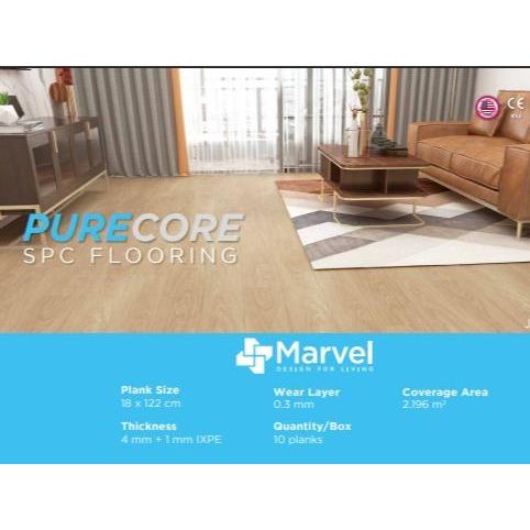 SPC LANTAI MARVEL 5mm/BOX Pvc