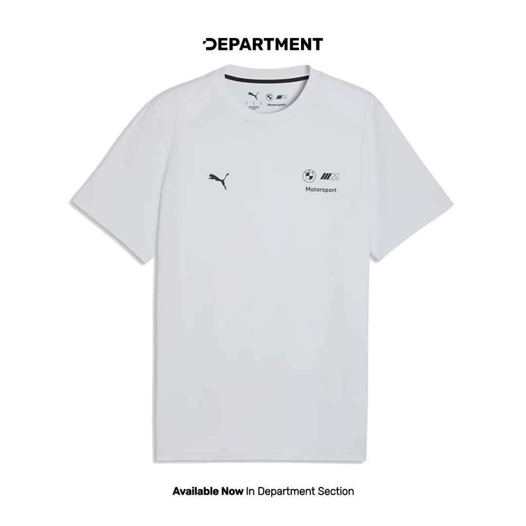 Kaos Pria PUMA BMW MMS ESSENTIALS LOGO 63489707 ORIGINAL
