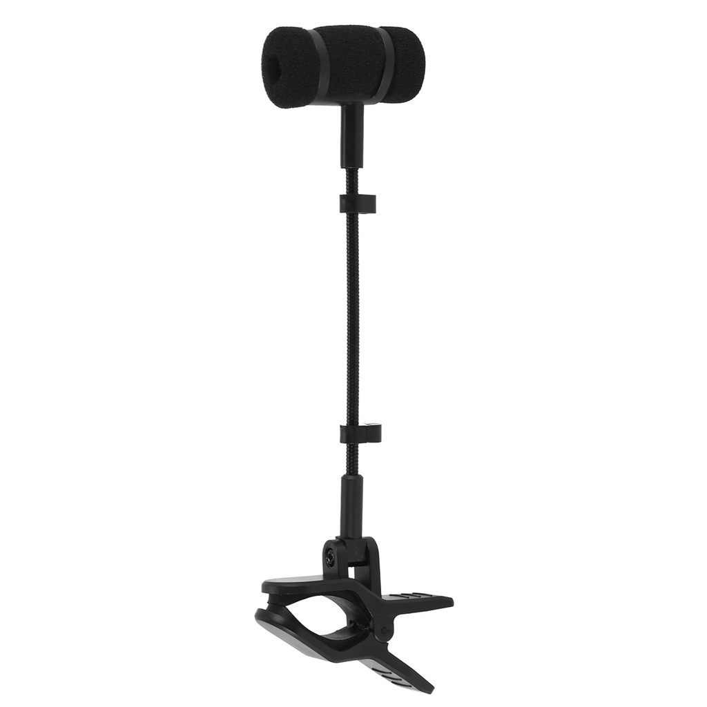 Instrument Condenser Microphone Clip for Flute Clarinet Piccolo Oboe Universal Stand Brackets Mic