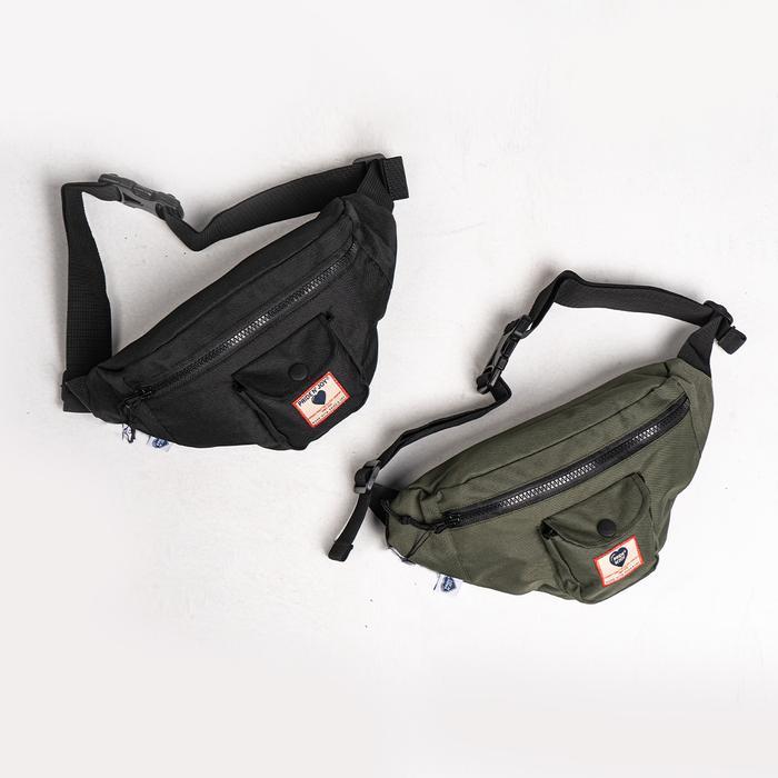 NEW PRODUK PRIDE N JOY CO - WAIST BAG VASCA BLACK & GREEN THANKYOU & HAPPY SHOPPING :)