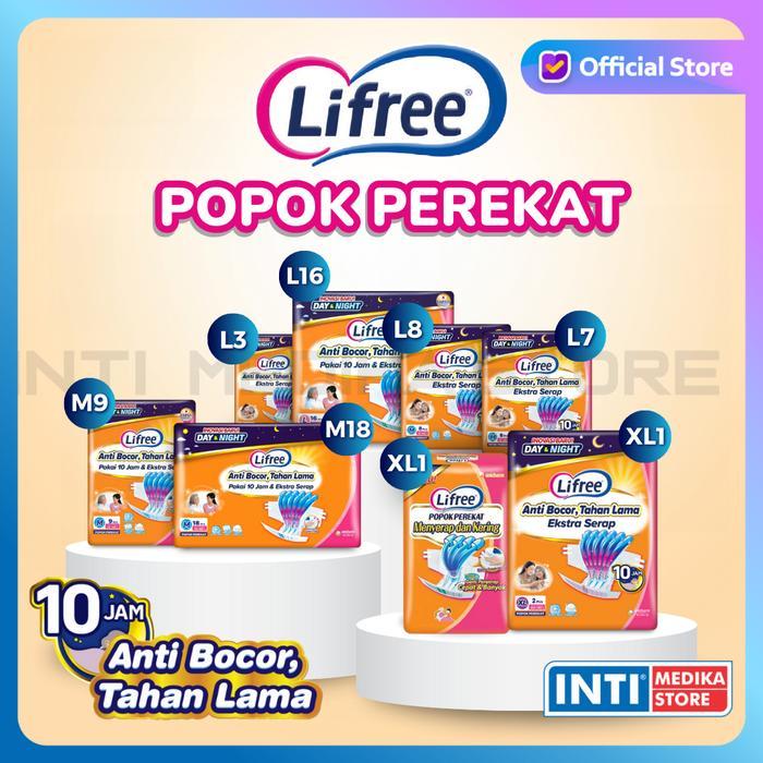 Ready LIFREE - Popok Perekat Dewasa Popok Dewasa Lifree Adult Diapers
