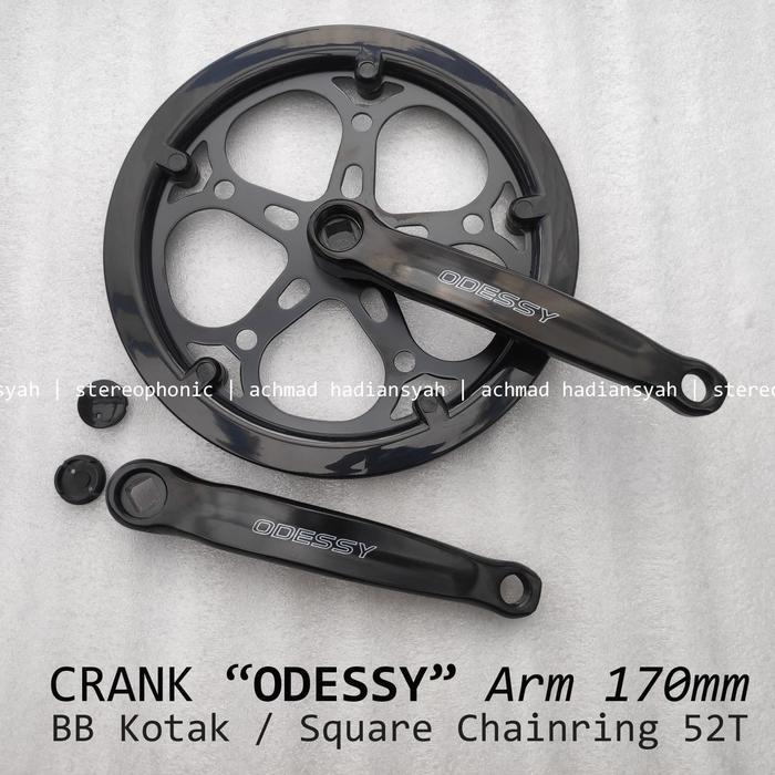 Crank Seli 52T Crank Arm 170Mm Crank Minion Chainring 52T Crank 52T #Gratisongkir
