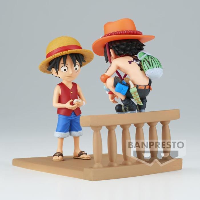 One Piece World Collectable Figure Log Stories Monkey D. Luffy & Portgas D. Ace BY BANPRESTO - BRAND
