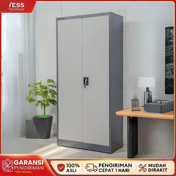 Lemari Arsip 2 Pintu Swing Lemari Penyimpanan Besi VS 202 - DIRAKIT