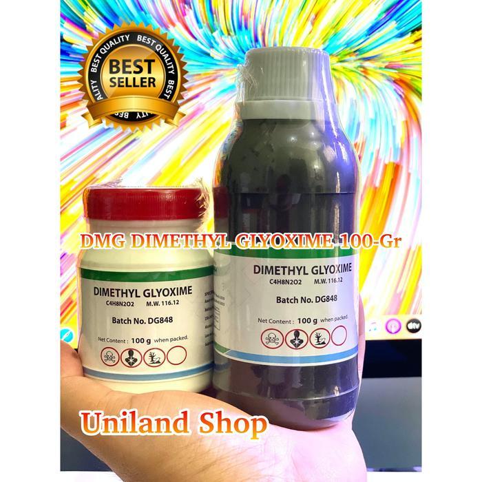 Terbaru Dmg Dimethyl Glyoxime / Dimethylglyoxime 100Gr C2H8N2O2 Logam