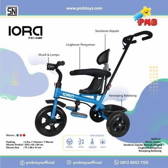 Pacific - Sepeda Roda Tiga Iora T06 Pmb