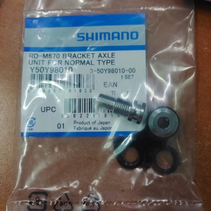 Shimano RD-M670 Bracket Axle Unit For Normal Type - RD Hanger Goatlink Bracket Axle Deore