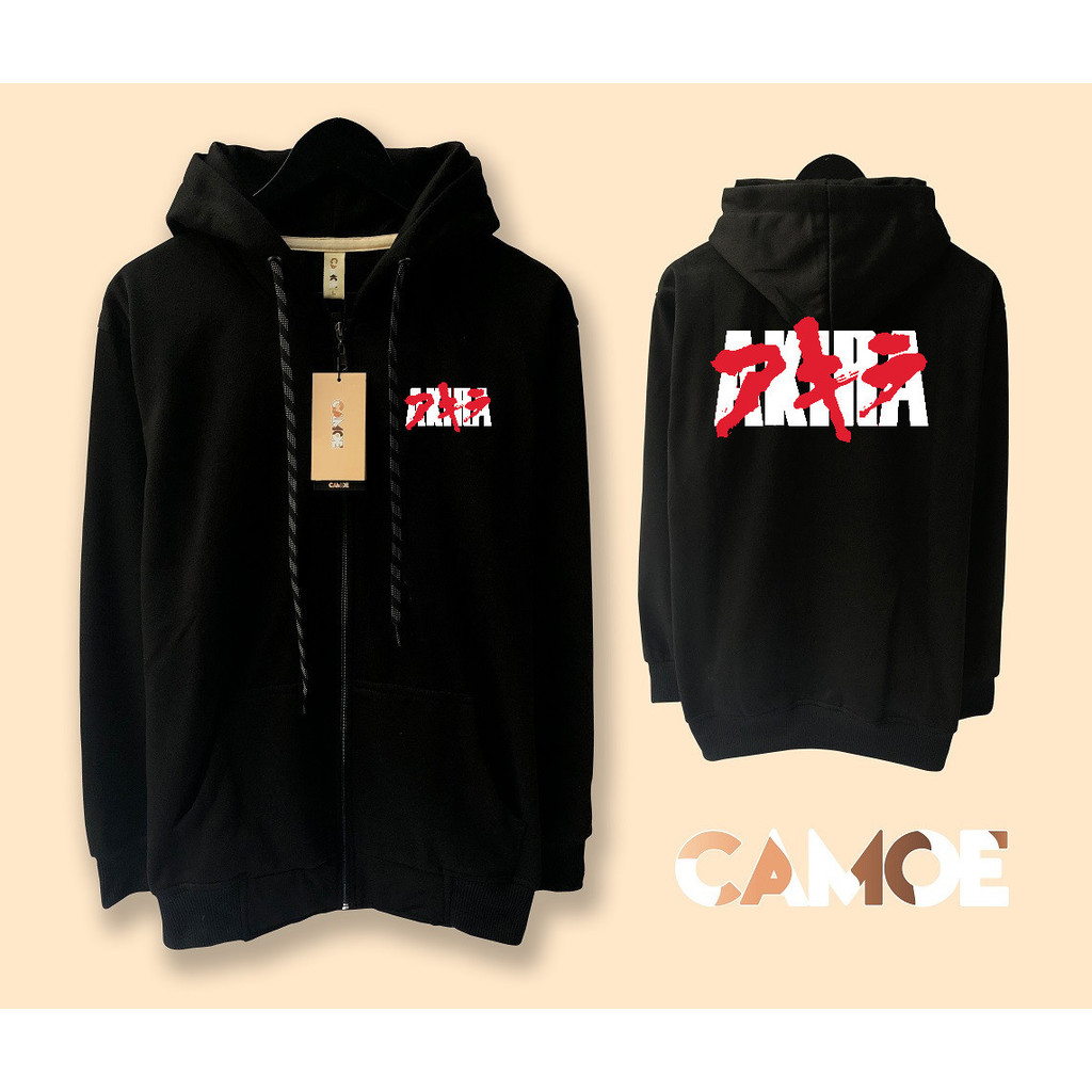 Jaket Hoodie Zipper Anime AKIRA Logo