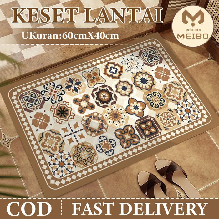 keset Kamar Mandi Serap Air / Keset Kamar Anti Slip / Keset Kaki Eropa / Kaki Kamar Mandi / Anti
