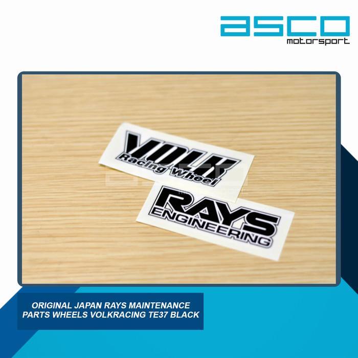 Original Japan Rays Maintenance Parts Wheels Volkracing TE37 Black