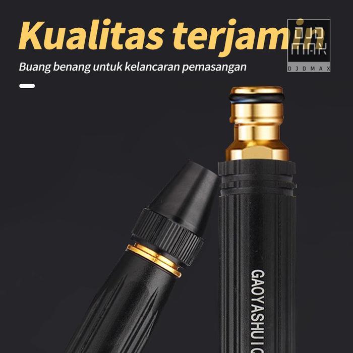 Djdmax Kepala Semprotan Air Tanpa Selang Semprotan Air Cuci Mobil/ Alat Semprotan Air Steam Cuci