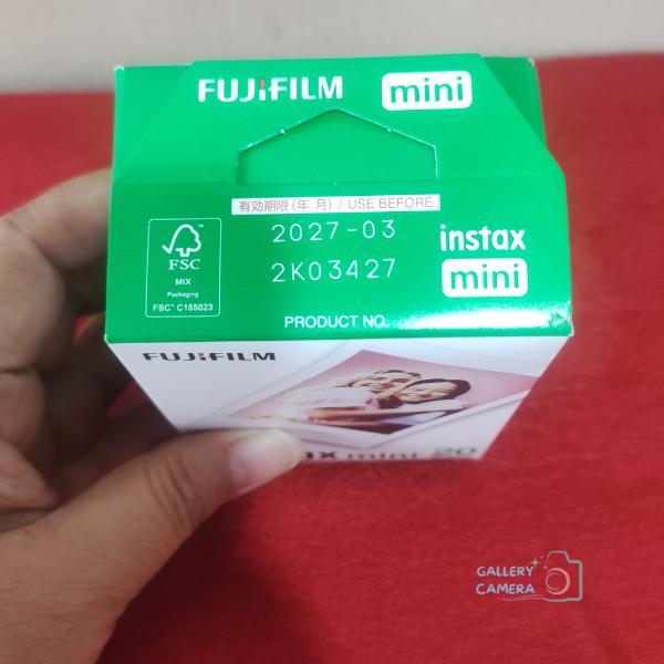 Refill Fujifilm Instax Mini Putih Polos 20 Lembar - Expired Sampai 2027 Tbk