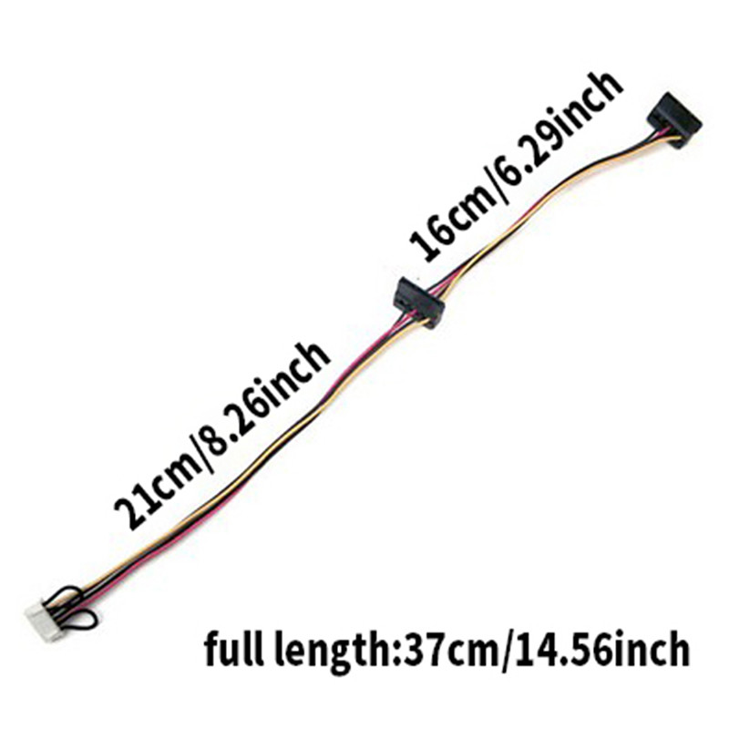 6Pin To 2-Port HDD SATA Power Socket Cable Conector For Computer Mainboard Nitro N50-610 Disco Duro