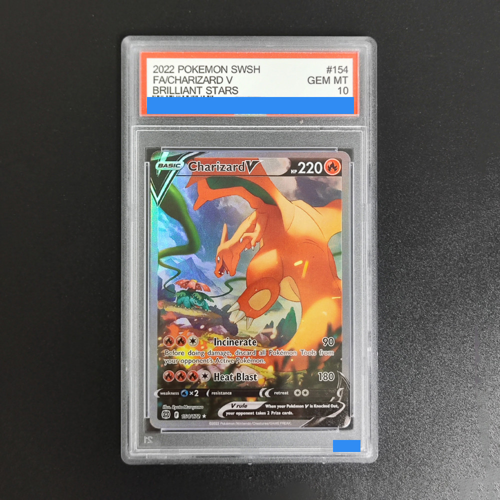 DIY PTCG POKEMON Giratina Charizard Dragonite Rayquaza Aerodactyl V Authentication Grade GEM MT 10