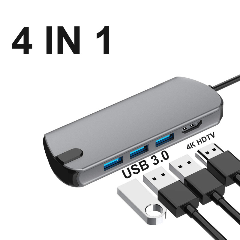 USB C HUB Type C to HDMI-compatible Docking Station Splitter Thunderbolt 3 Laptop Adapter With For