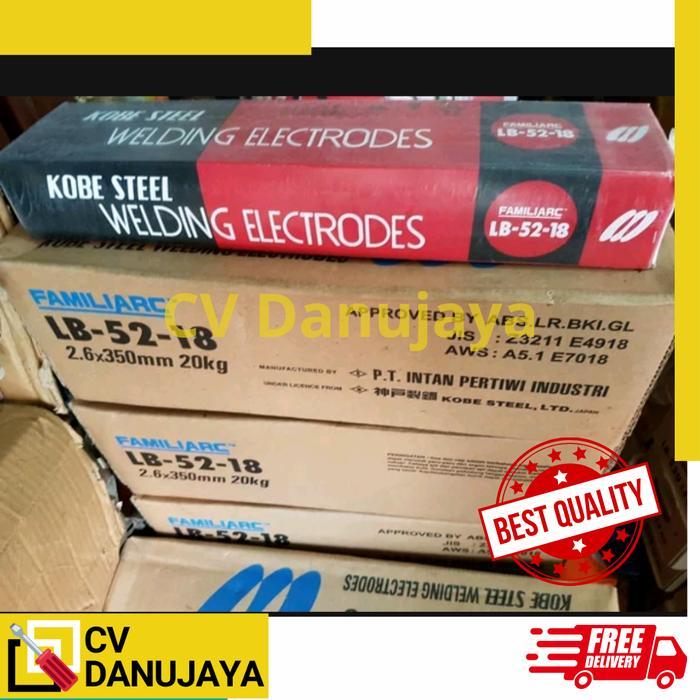 Kawat Las Kobe Kobelco Lb52 3.2Mm 5Kg Welding Electrodes Steel Kobe