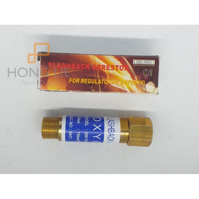 Solid Flashback Arrestor Pengaman Regulator Oxygen / Oxigen / Oksigen