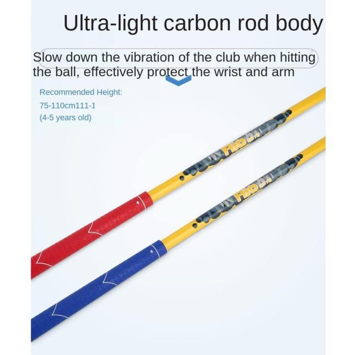 Kids Stick Plastic Golf Set Pgm Original (1 Set) #Gratisongkir