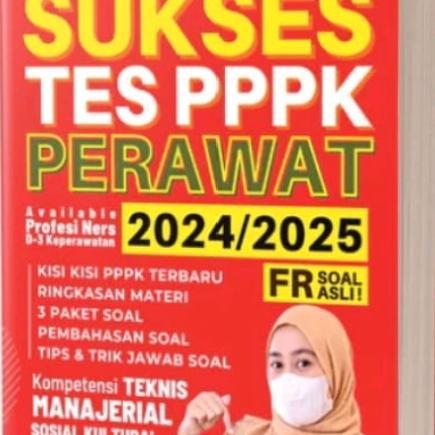 HOT SALE!!! BUKU SUKSES TES PPPK PERAWAT 2024- 2025 / BUKU PPPK PERAWAT TERBARU TERMURAH