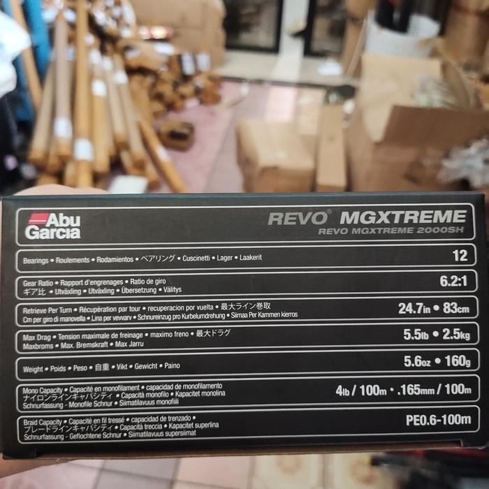 reel abu garcia revo mg xtreme 2000 sh spinning
