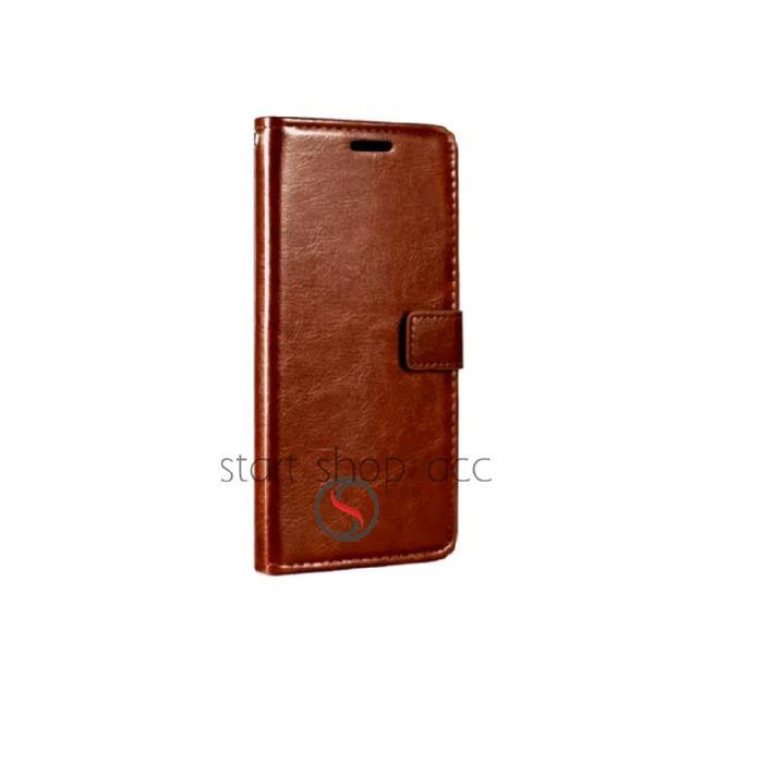 Case Untuk Oppo A3S Flip Leather Case Premium Flip Wallet Case Kulit Untuk Oppo A3S Casing Dompet