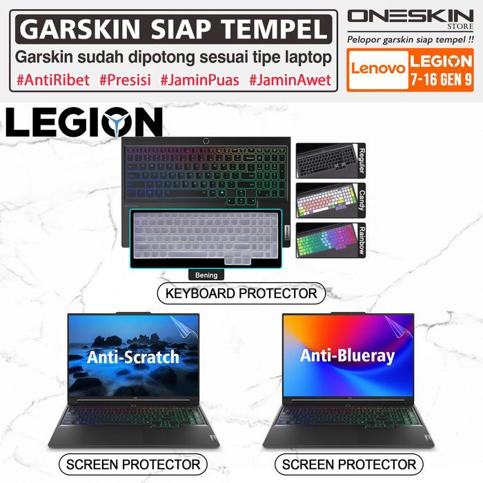Garskin Sticker Laptop Pelindung Screen Keyboard Protector Lenovo Legion 7 7i-16 16IRX9 Gen 9 Gambar