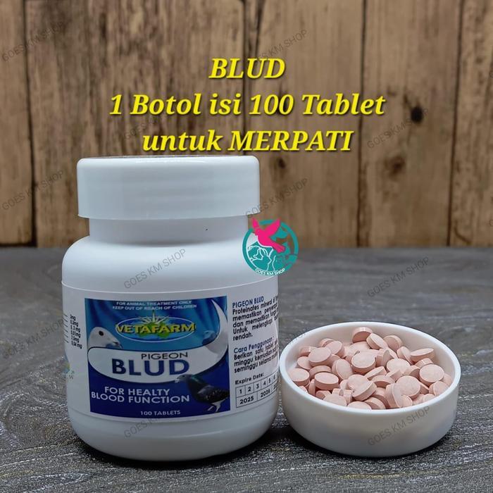 VETAFARM TABLET BLUD ISI 100 - MERPATI PIGEON
