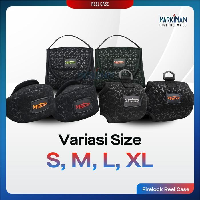 Ready Reel Case Firelock Spinning Tempat Sarung Reel Spinning Tas Reel Pancing Cover Reel Spinning