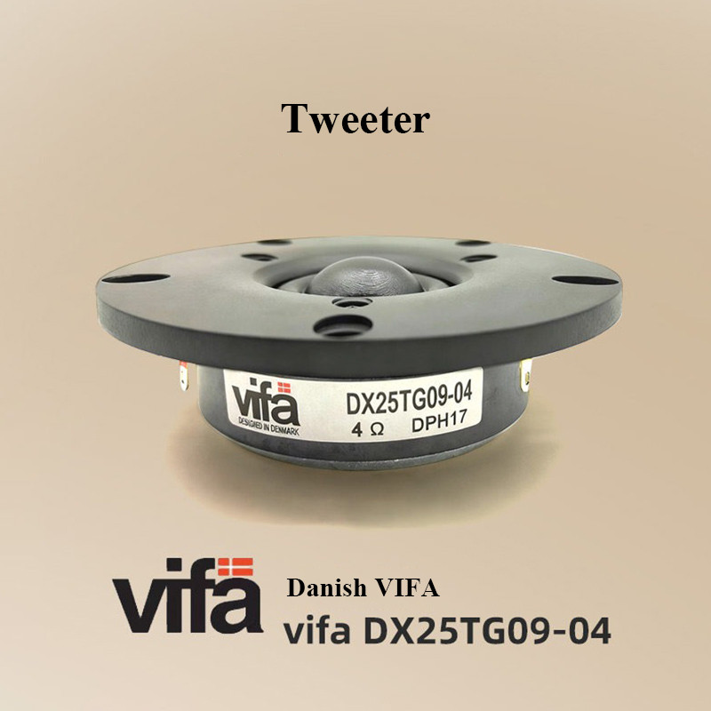 4-inch HIFI Passive Bookshelf Speaker Equipped with VIFA Drivers Piano Paint Finish 100W Power 2-way
