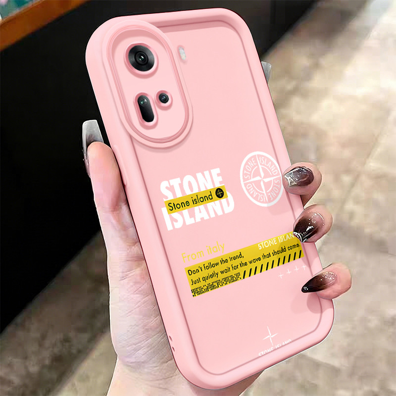 Casing Hp untuk OPPO Reno 11 5G Reno 11F 5G Case Rusak Stone Island Kasing silikon Cesing Softcase A
