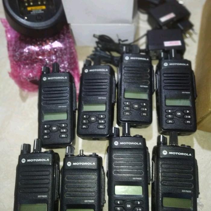 HT motorola xir p6620i vhf TIA bekas mulus lengkap charger
