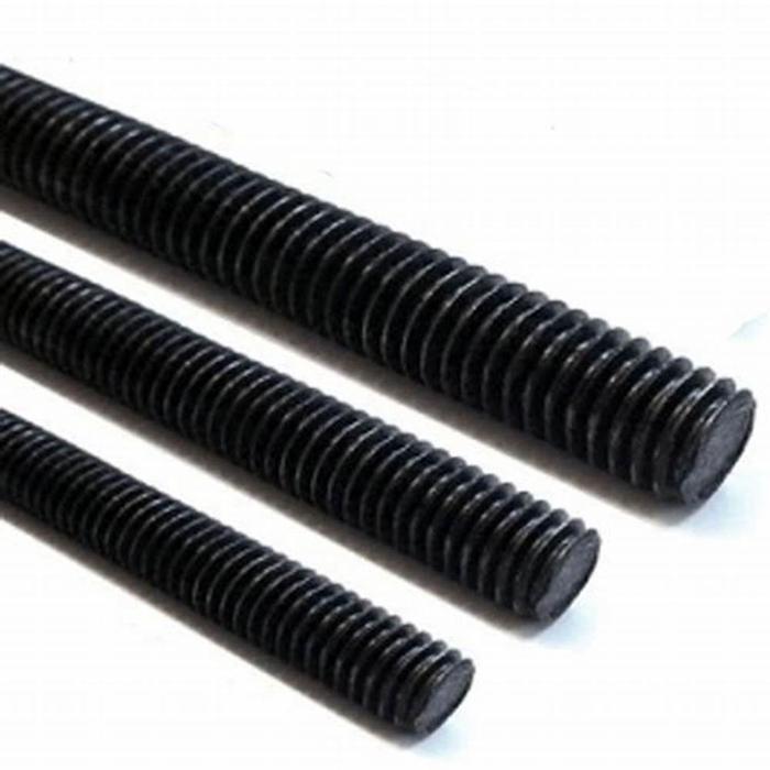 Grade 8.8 Baja Hitam As Drat / Long Drat Baja / Thread Rod Panjang 1 Meter Black Steel Berbagai