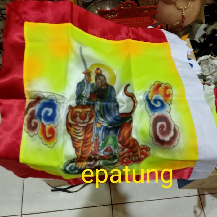 bendera zhang tien se tiu tien se ukuran 50 x 60 cm sablon